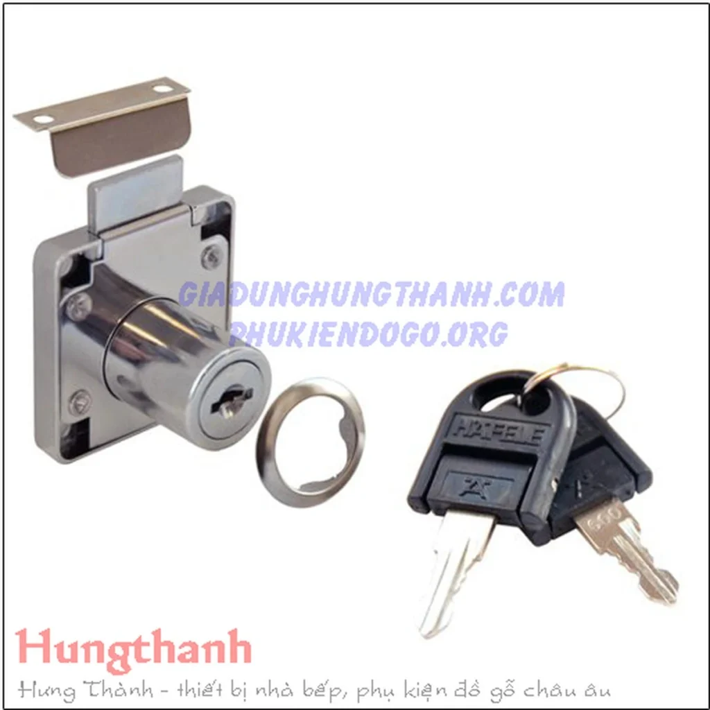 (22mm) Khoá vuông chìa nhựa Hafele 232.01.220
