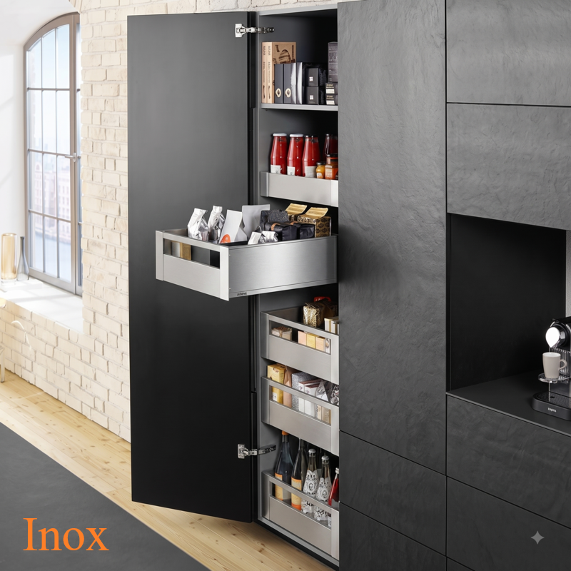 (275-600mm,C) Tủ kho Blum LEGRABOX C 770X50S0S0SST 2511624 (INOX, SPACE TOWER)