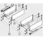 (Sink drawer,LEGRABOX) Ngăn kéo dưới chậu rửa Blum  LEGRABOX C 770C5002I 2876461 (Inox)
