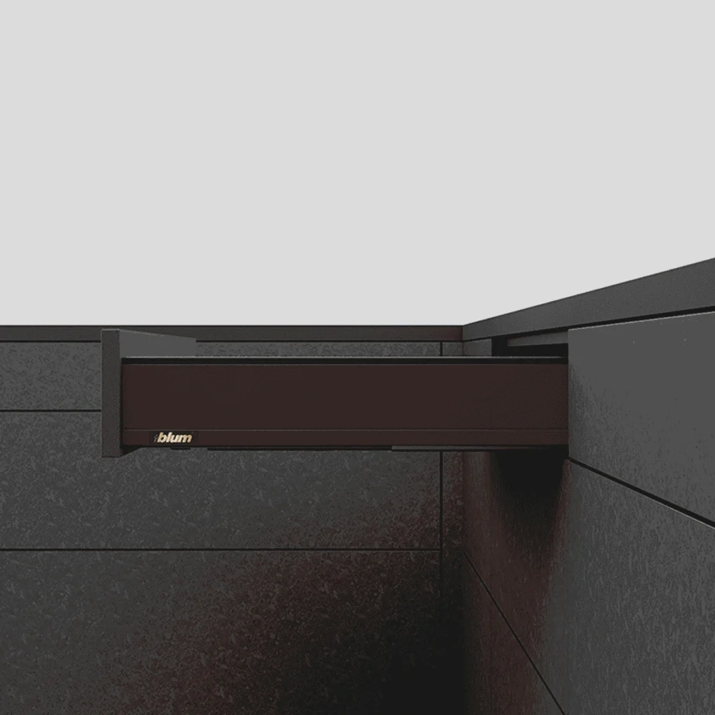(40kg,M.90.5mm) Ray hộp Blum LEGRABOX M Special edition 770M5002S SK 8033020 (Nâu đỏ nhám – Noble rust)
