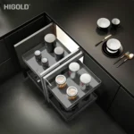 (450mm) Giá góc mở toàn phần Higold Sheare, khay hộp