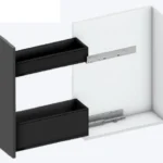 (M-C,LEGRABOX) Ngăn kéo hẹp Blum 770X50S0I TW 6400298 (INOX, SPACE TWIN)