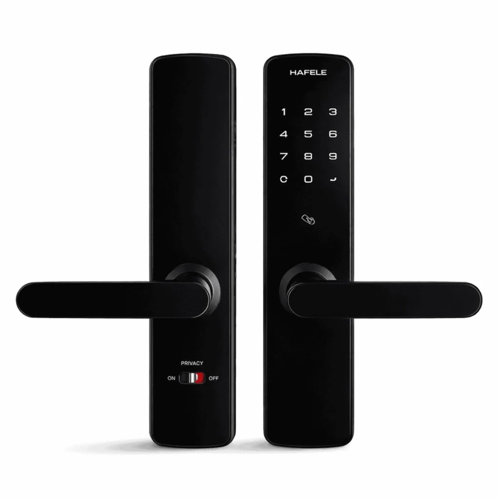(90mm) Khoá điện tử vân tay HAFELE ML2503B 499.21.234 (Màu đen)