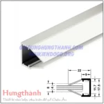 (5108,2.0m) Máng LED kẹp kính HAFELE 833.74.733 (4-8mm)