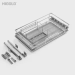 (600-900mm) Giá bát đĩa tủ dưới HiGold Martin, inox304