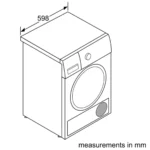 (9kg) Máy sấy BOSCH Series 8 WTX87MH0SG  (heat pump)