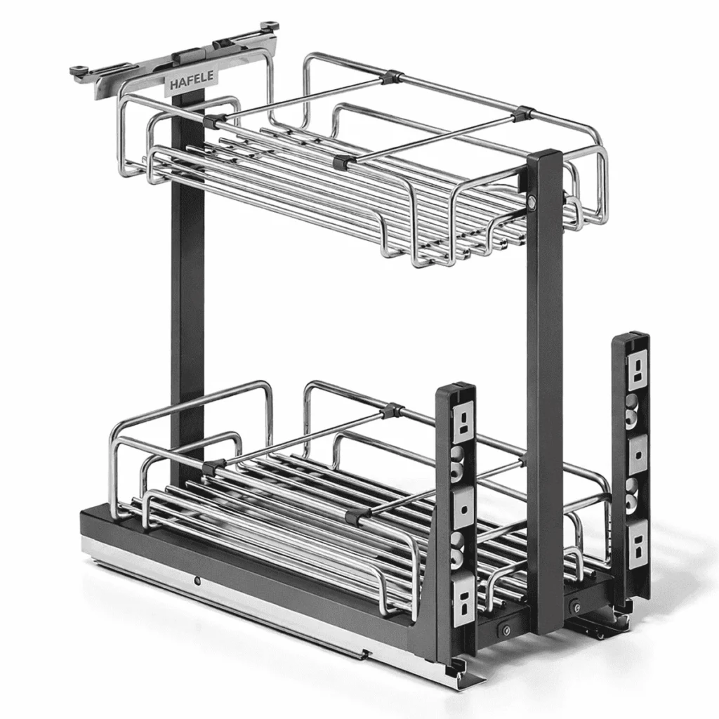 (P,250-450mm, oval) Rổ gia vị HAFELE 547.10.062 547.10.063 547.10.064 547.10.065 547.10.066 KOSMO-P OMERO