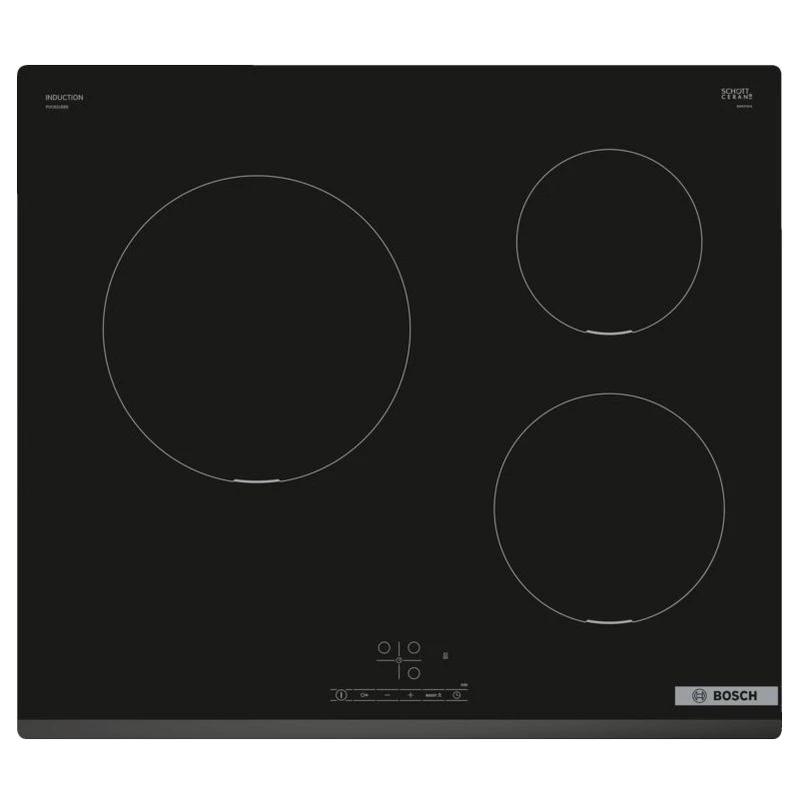 (60cm,4.6kW) Bếp từ BOSCH Series 4 PUC631BB5E, 3 vùng nấu