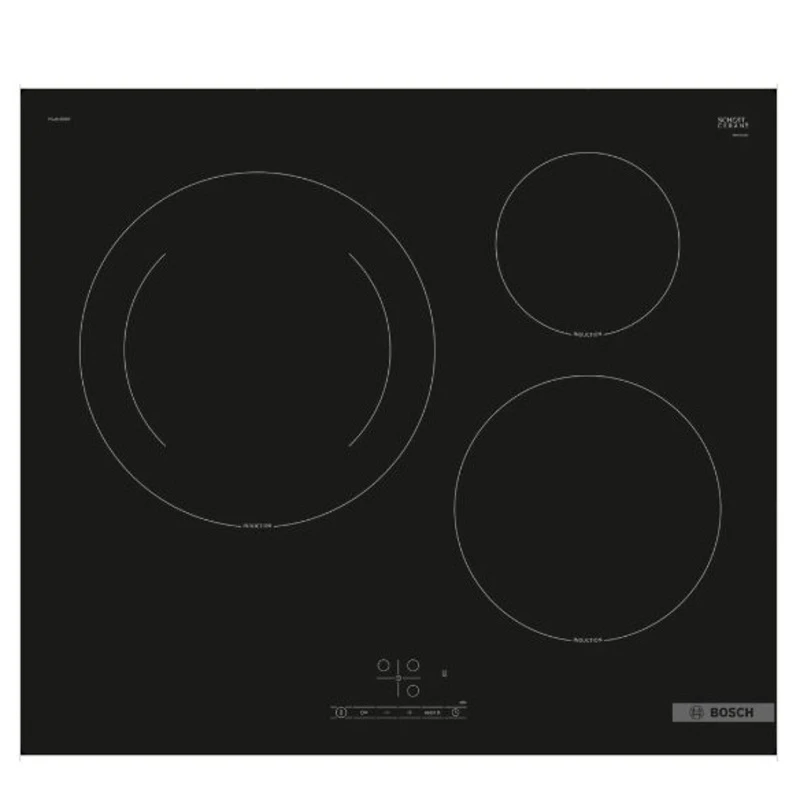 (60cm,4.6kW) Bếp từ BOSCH Series 4 PUJ61RBB5E, 3 vùng nấu