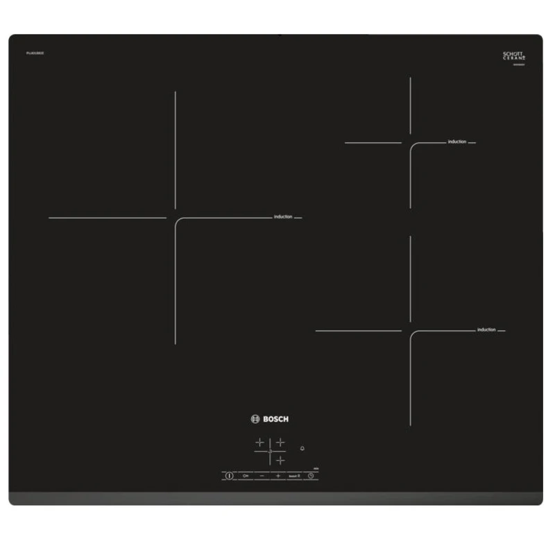 (60cm,4.6kW) Bếp từ BOSCH Series 4 PUJ631BB2E, 3 vùng nấu