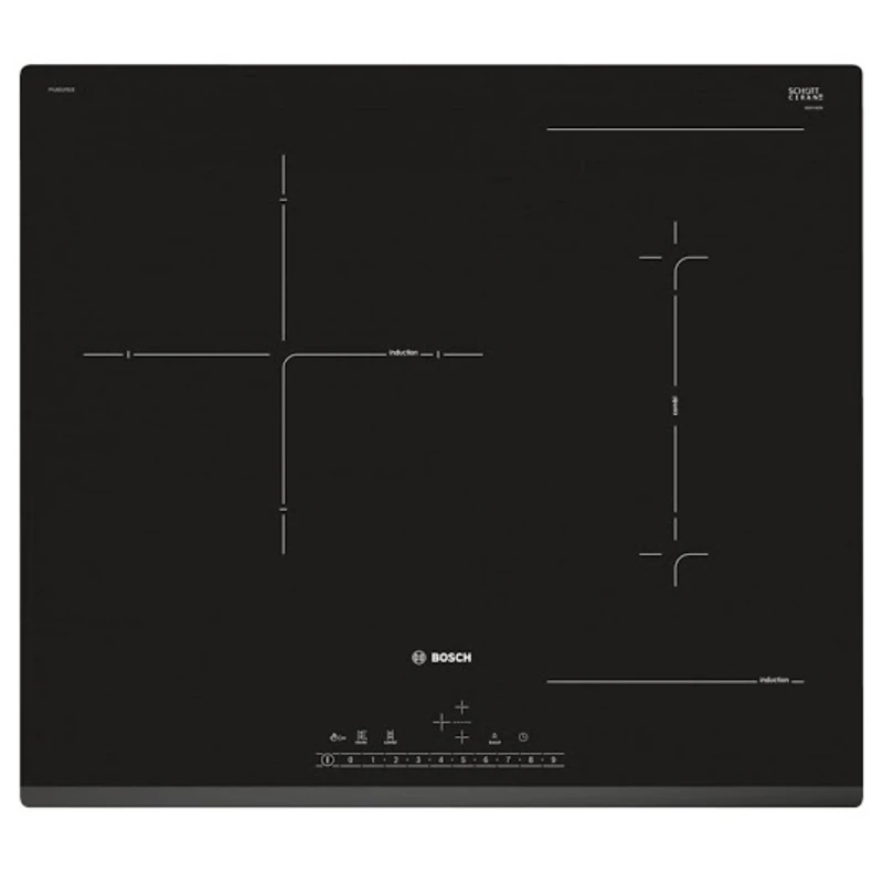 (60cm,7.4kW) Bếp từ BOSCH Series 6 PVJ611FB5E, 3 vùng nấu