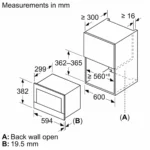 (21L) Lò vi sóng BOSCH Series 8 BFL7221B1 (Không đĩa xoay)