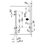 (2 tầng) Phụ kiện tủ giày HAFELE 892.14.742