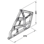 (3 tầng) Phụ kiện tủ giày HAFELE 892.14.253