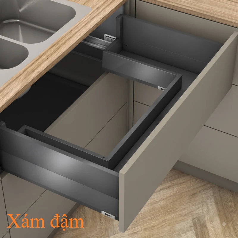 (Sink drawer,MERIVOBOX )Ngăn kéo dưới chậu rửa Blum MERIVOBOX R3 470M5002S SP-01 6801270 9008178