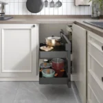 (U, 450mm) Rổ góc mở toàn phần HAFELE 545.14.339 UTENSIO Plus H2