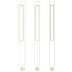 (H60, HKi) Bộ tay nâng cánh đơn BLUM AVENTOS HKi (âm tủ)