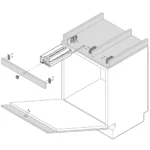 (Flex) Bộ đẩy điện BLUM Z10C500A.01 8885000 cho cánh tủ lạnh, tủ đông, máy rửa bát SERVO-DRIVE Flex