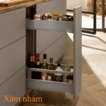 (R1-R2,MERIVOBOX) Ngăn kéo hẹp Blum 47050B0S TW 1165257 8117030 1460410