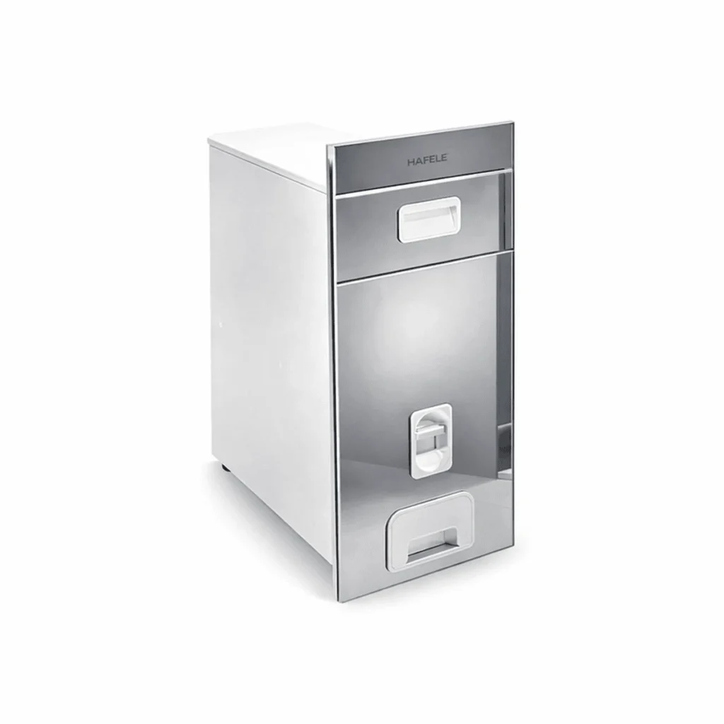 (C,30cm,25kg,gương xám) Thùng gạo âm tủ HAFELE 549.32.990 KOSMO-C SPRINTO
