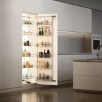 (Mở xoay, 600mm) Tủ kho HiGold inox304 nan tròn Platinum