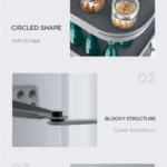(Mở xoay, 600mm) Tủ kho HiGold khay xoay 360 độ Shearer 202294