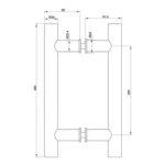 Tay nắm đẩy Hafele inox 903.01.803