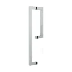 Tay nắm vuông cho cửa cabin tắm Hafele inox bóng 903.02.252