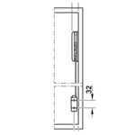 Tay nâng cánh đôi xếp Free Fold Hafele 493.05.740