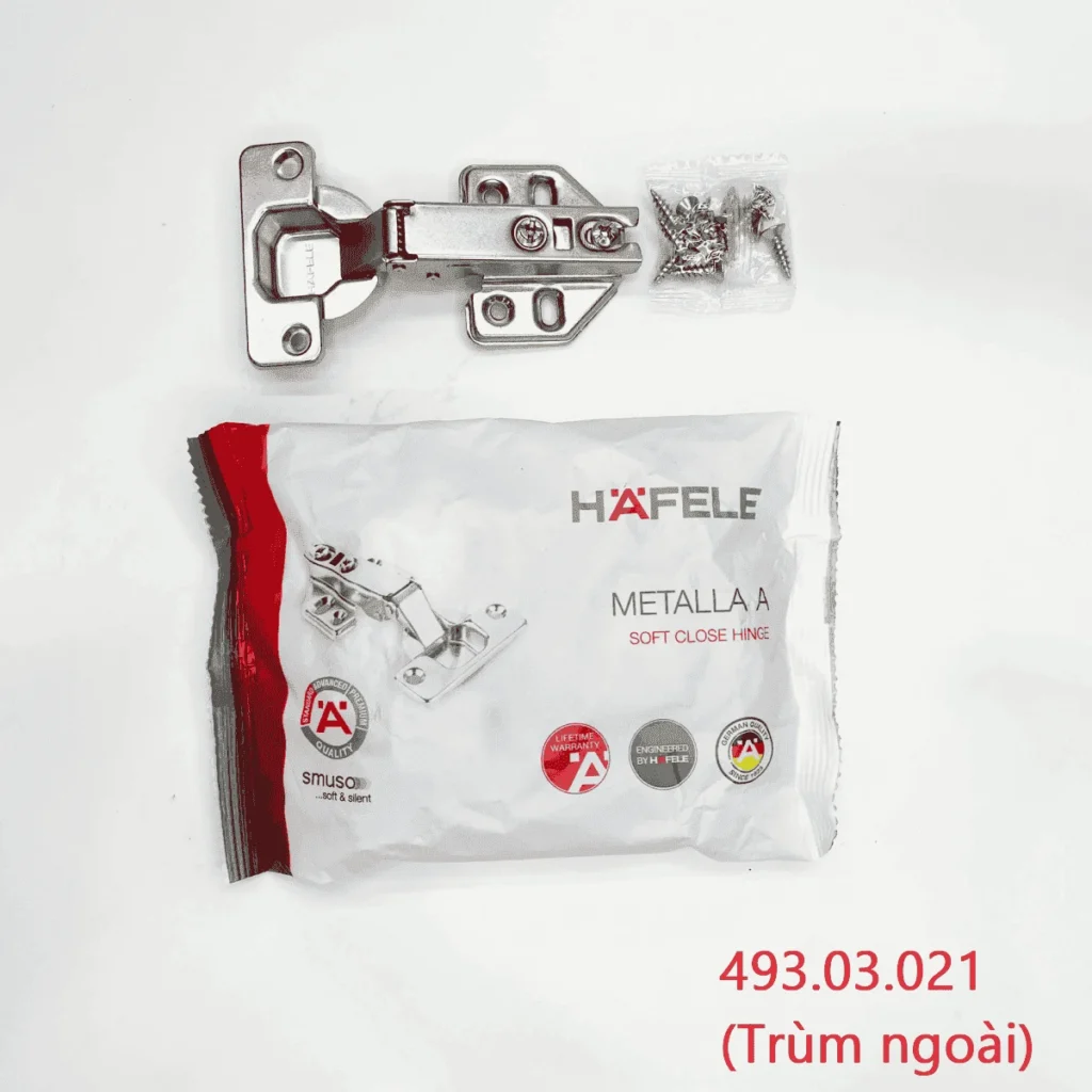 (A,110º,GC,DIY) Bản lề HAFELE 493.03.021 493.03.024 493.03.025 METALLA A (thép)