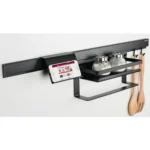 (80cm) Thanh nhôm treo tường bếp Hafele 523.00.301 đen mờ