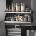 (U, 600-900mm) Rổ nâng hạ 2 tầng HAFELE 504.68.373 UTENSIO Plus H2