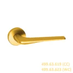 (SET C) Bộ tay nắm gạt HAFELE 499.63.619 499.63.623 (Đồng bóng)