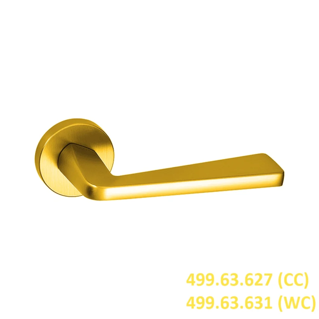 (SET D) Bộ tay nắm gạt HAFELE 499.63.627 499.63.631 (Đồng bóng)