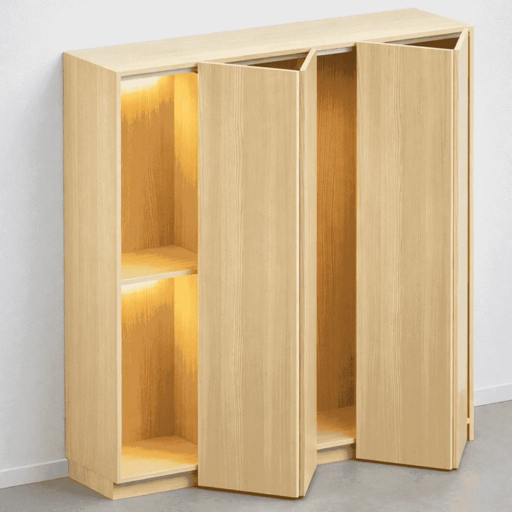 (Fold VF 40kg) Cửa tủ trượt xếp HAFELE 409.61.000 Slide Fold 40 MF Flex