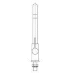 Vòi bếp HAFELE 1 đường nước 577.55.260 (Chrome)