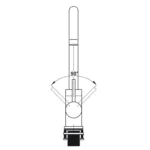 Vòi bếp HAFELE 577.55.240 (Chrome )