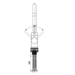 Vòi bếp HAFELE 2 đường nước 577.55.250 (Chrome )