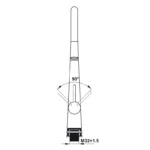 Vòi bếp HAFELE rút HT21-CH1P245 Crom 577.55.220