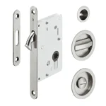 (DIY BS50mm, WC) Bộ khóa cửa trượt HAFELE 911.26.523 (inox mờ)