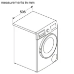(9kg) Máy giặt-sấy  BOSCH Series 4 WNA14400SG (1400rpm, Heat pumb)