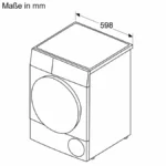 (9kg) Máy sấy BOSCH Series 8 WQB245B40 (Heat pumb)