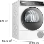 (9kg) Máy sấy BOSCH Series 8 WQB245B40 (Heat pumb)