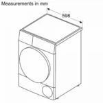 (9kg) Máy sấy BOSCH Series 6 WTW85400SG (Heat pumb)