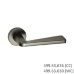 (SET D) Bộ tay nắm gạt HAFELE 499.63.626 499.63.630 (Xám ghi)
