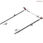 (MERIVOBOX) Bộ cân bằng Blum ZS4.650MU 4666290 cho ray MERIVOBOX (Side stabilization)