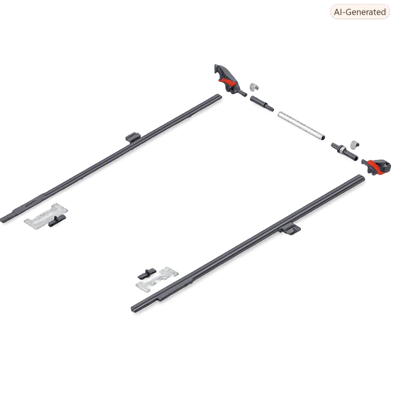 (MOVENTO) Bộ cân bằng Blum ZS7M600MU 6851015 cho ray MOVENTO (Side stabilisation)