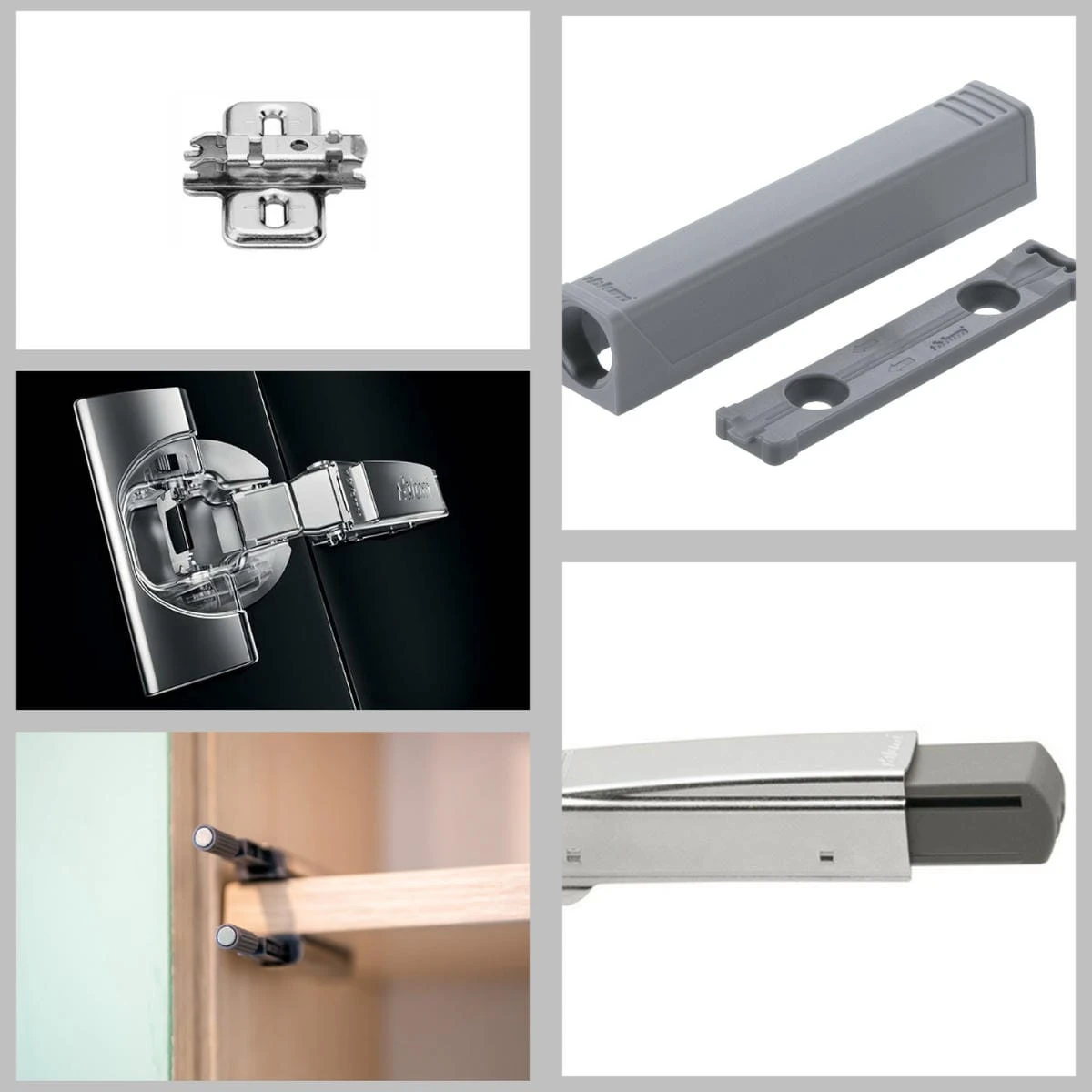 Các phụ kiện đi kèm bản lề Blum