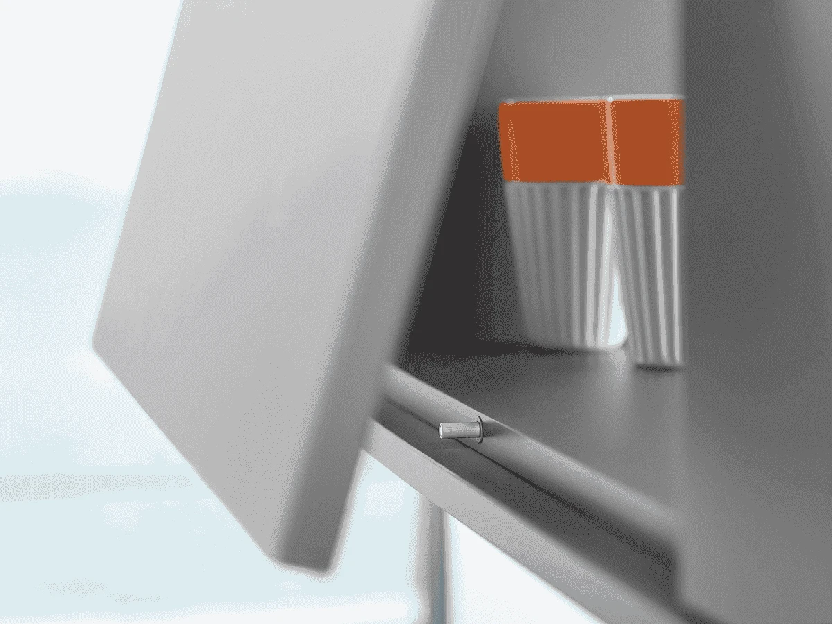 Bản lề không bật CLIP top thường dùng cho các thiết kế tủ không tay nắm