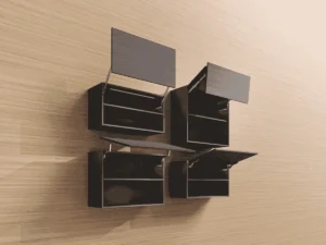 Công nghệ hiện đại giúp việc đóng mở các loại cửa tủ khác nhau ở trên cao trở nên dễ dàng